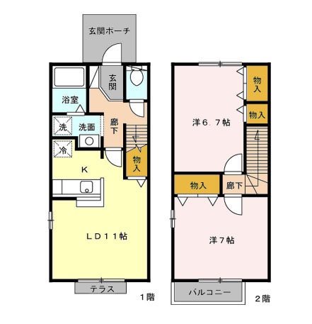 セトルセブンＡ 間取り図