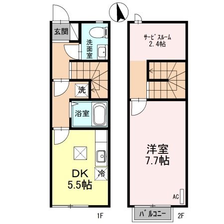 サージＡ 間取り図