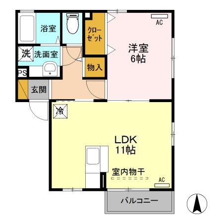 フォンテーヌ 間取り図