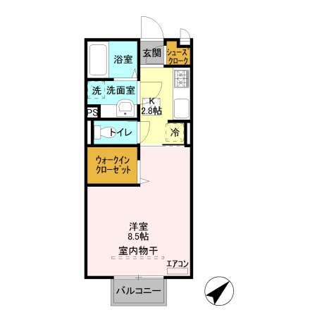 プレシャス前橋 間取り図