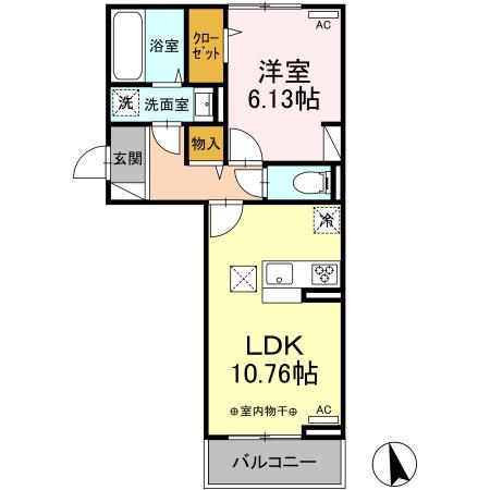 ピアニー問屋町 間取り図