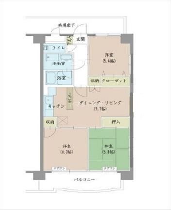 ティアール小相木 間取り図