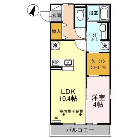 ア・ラ・モードⅠ 間取り図