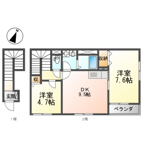 ヴィヴァーチェ 間取り図