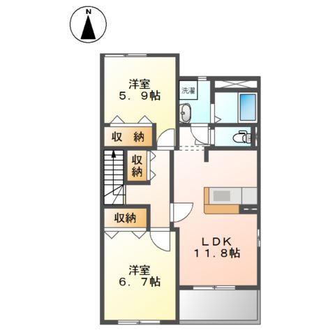 フルジェンテ 間取り図