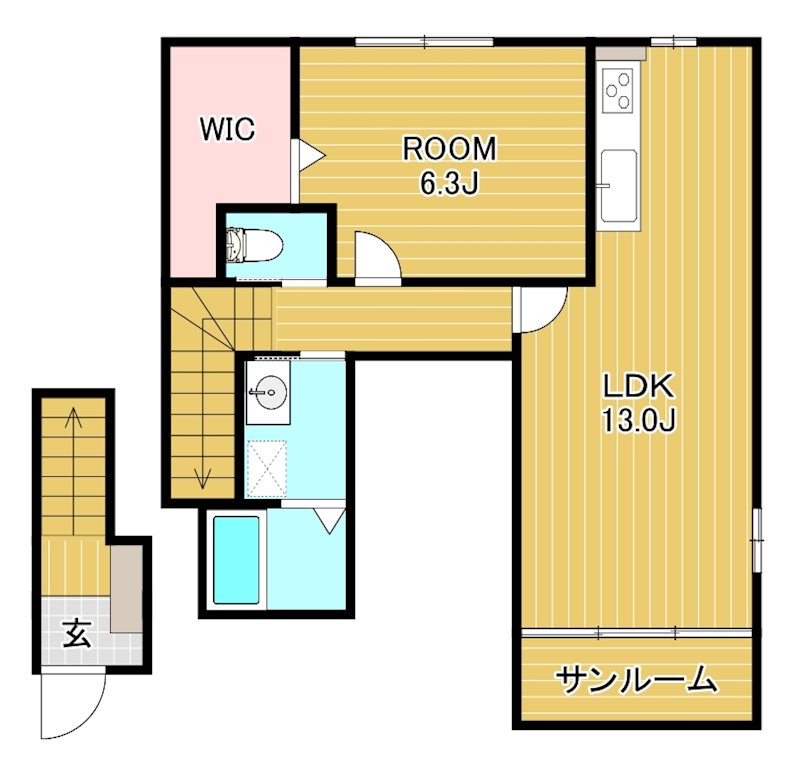 アメージング 間取り図