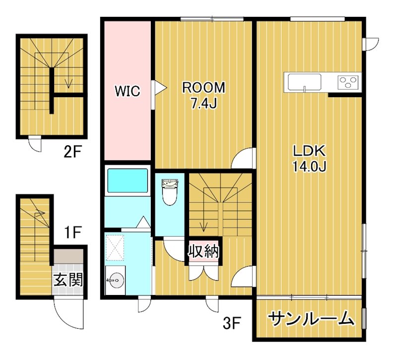 アメージング 間取り図