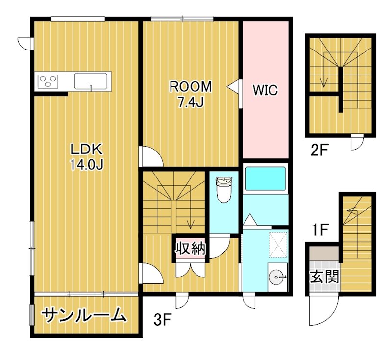 アメージング 間取り図