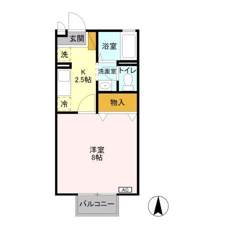 ポラールC 間取り図