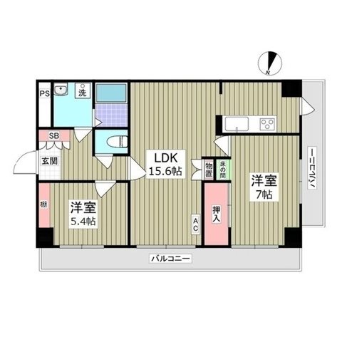 城東グランドレジデンス 間取り図