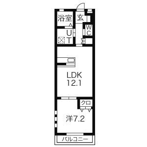 コンフォート三山 間取り図