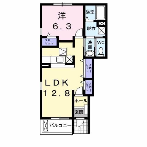 レーゲン　ボーゲンＡ 間取り図