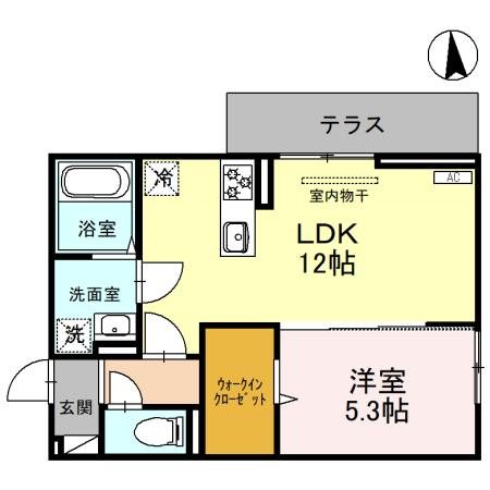 クロッシア住吉町 間取り図