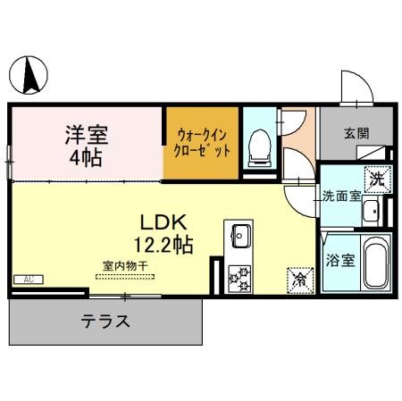 クロッシア住吉町 間取り図