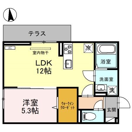 クロッシア住吉町 間取り図