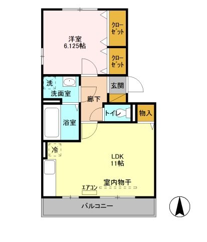 グリーンハイムⅡ 間取り図