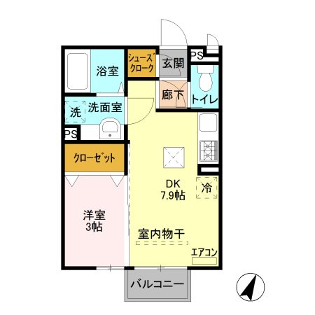 ボンヌ　ジュルネ 間取り図