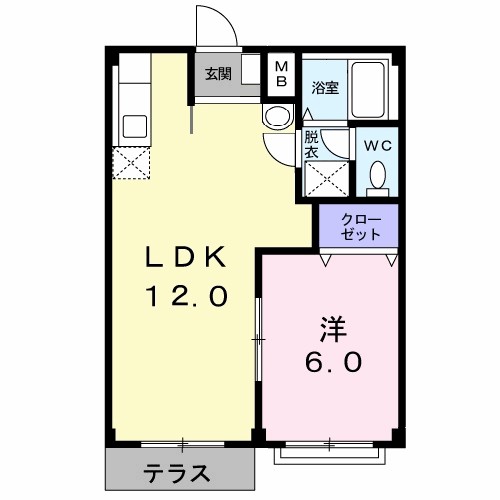 コーポオノザワ 間取り図