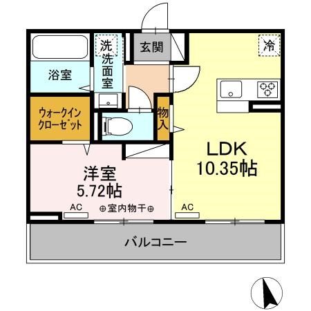 ピアニー問屋町 間取り図