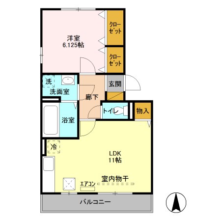 グリーンハイムⅡ 間取り図