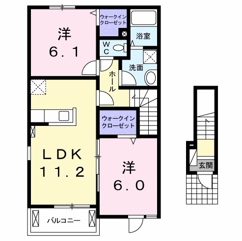 ポラリス８号館 間取り図