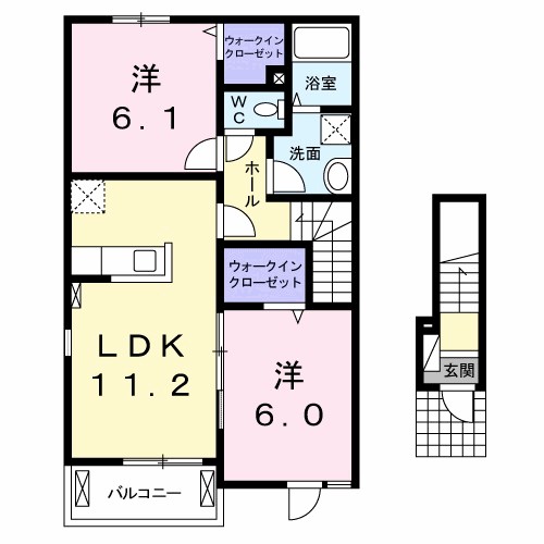 ポラリス５号館 間取り図