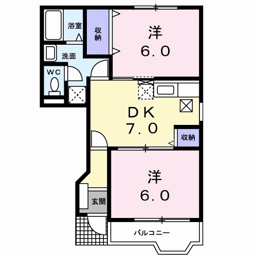 メゾン・サンヒルズ 間取り図