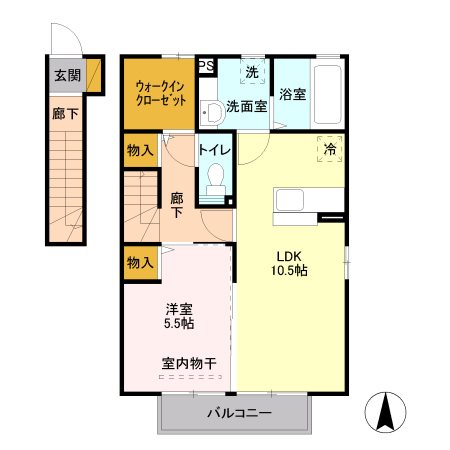 クロワール 間取り図