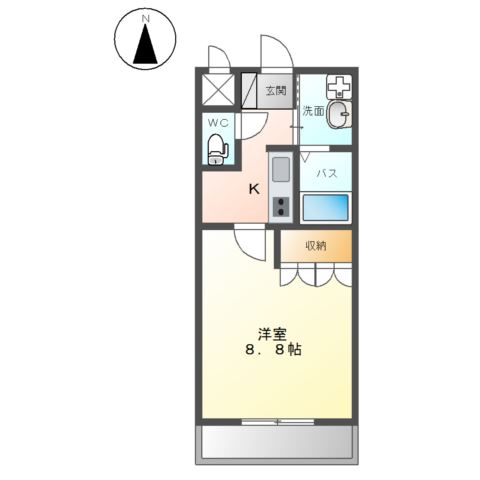 ロコタウン 間取り図