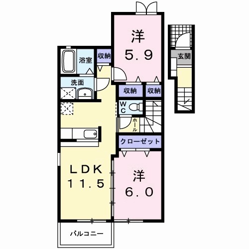 ブリーズＣ 間取り図