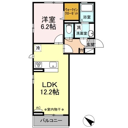 アビターレ新前橋 間取り図