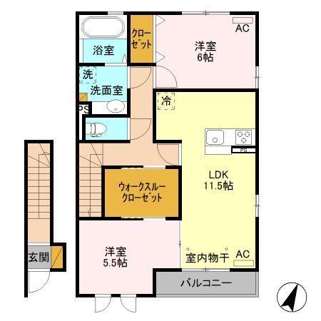 カーサウエルタ 間取り図