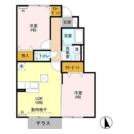 ベルテＫ 間取り図