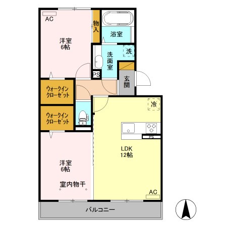 リヴェールマリーズ 間取り図