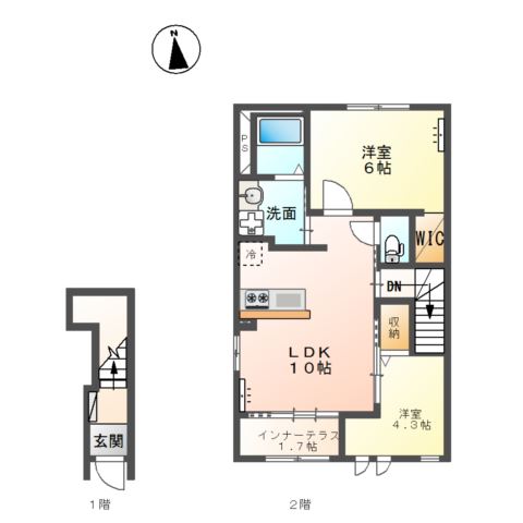 ハーモニーライン 間取り図