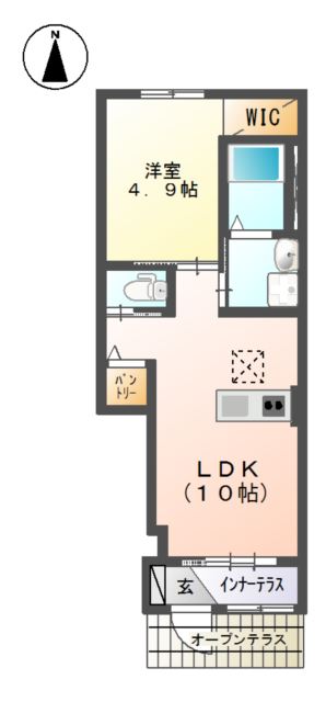 クイーンズタウン 間取り図