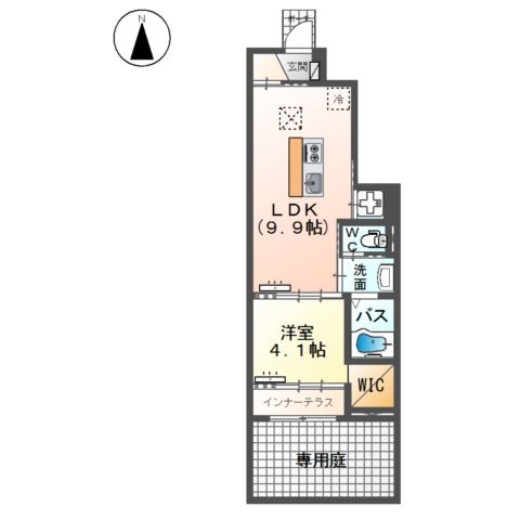 アジュール 間取り図