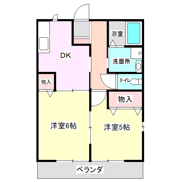 カルボナーラ 間取り図