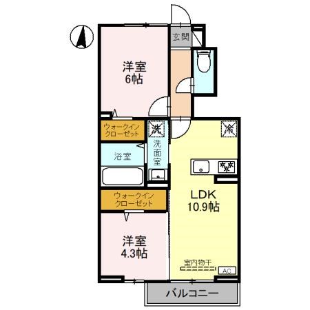 アークイースト 間取り図