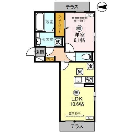 D-room並榎町 間取り図