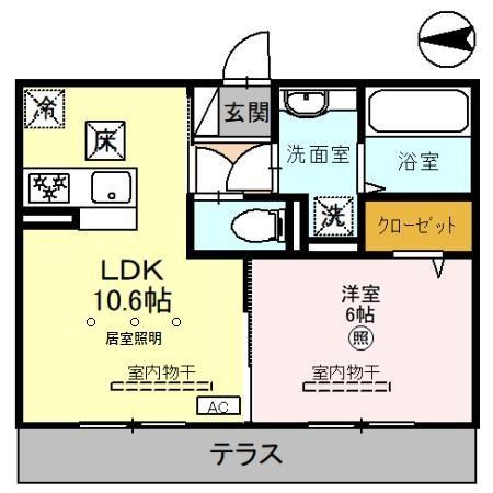 D-room並榎町 間取り図