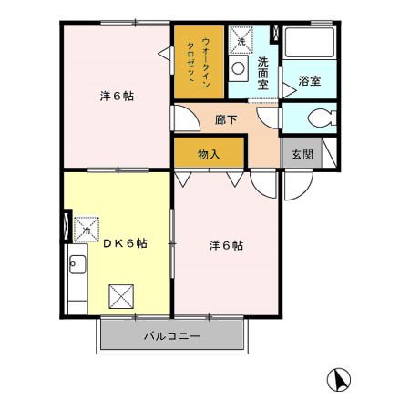 プランタン 間取り図