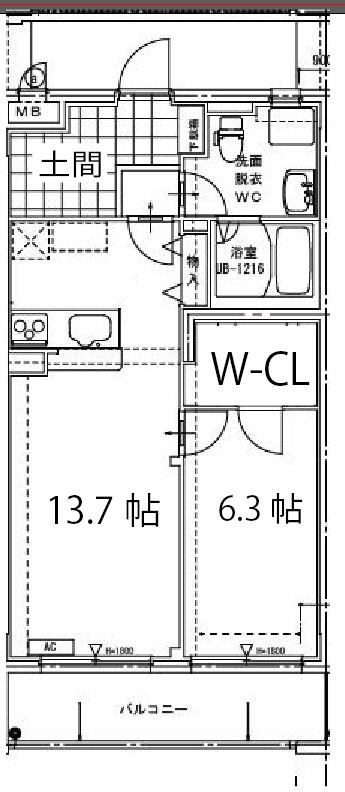 ピエールオリジン 間取り図