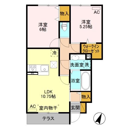 カーサウエルタ 間取り図