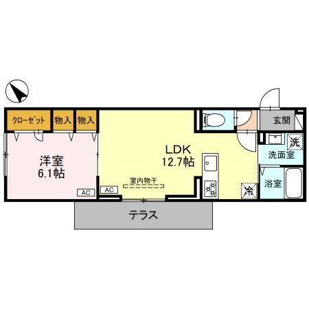 シェ・ドゥ―ヴル 間取り図