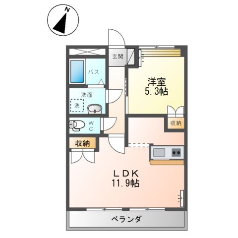 グランディール　コア 間取り図