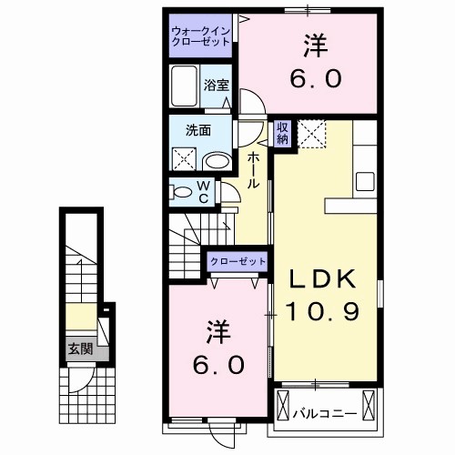 ポラリス６号館 間取り図