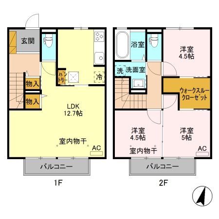 ルッソ 間取り図