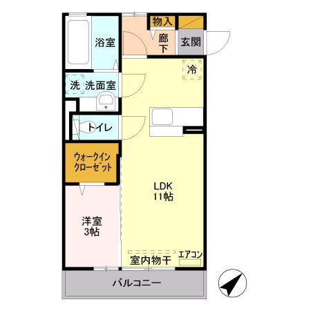 サンボナール新前橋 間取り図