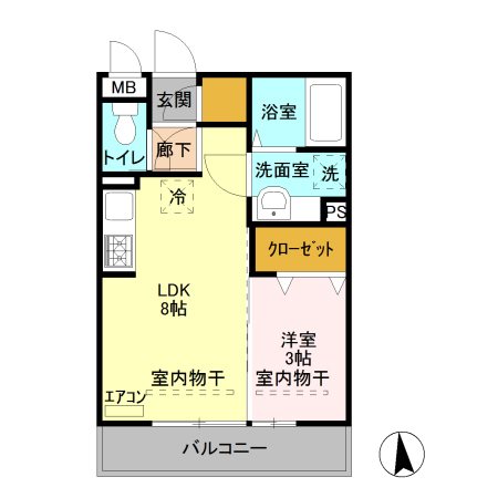 サン　アルトⅠ 間取り図